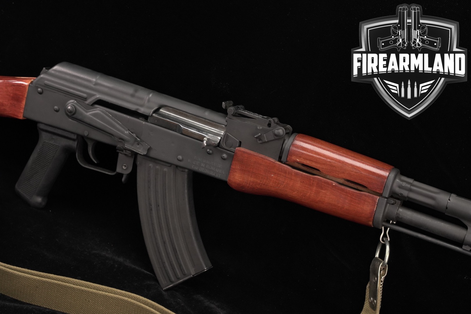 Romarm/Cugir WASR-10 7.62x39 AKM AK47 AK-47 Black & Hardwood WASR10-img-0