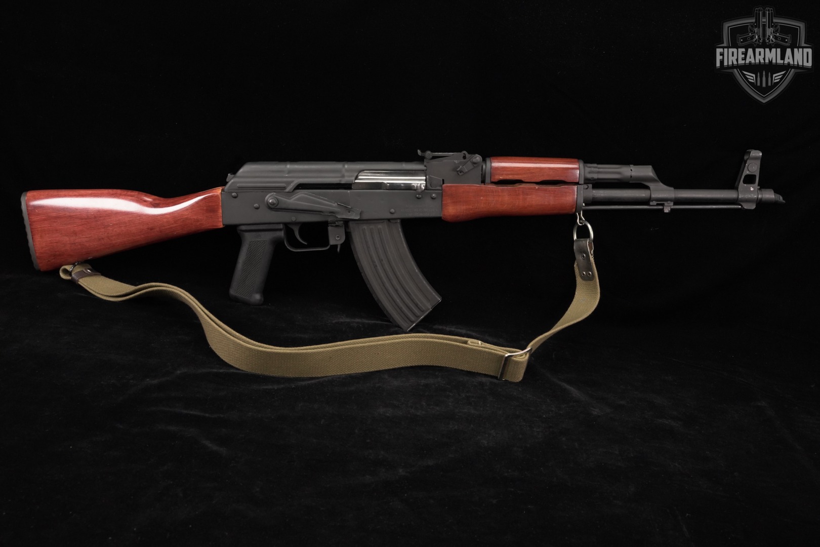 Romarm/Cugir WASR-10 7.62x39 AKM AK47 AK-47 Black & Hardwood WASR10-img-3