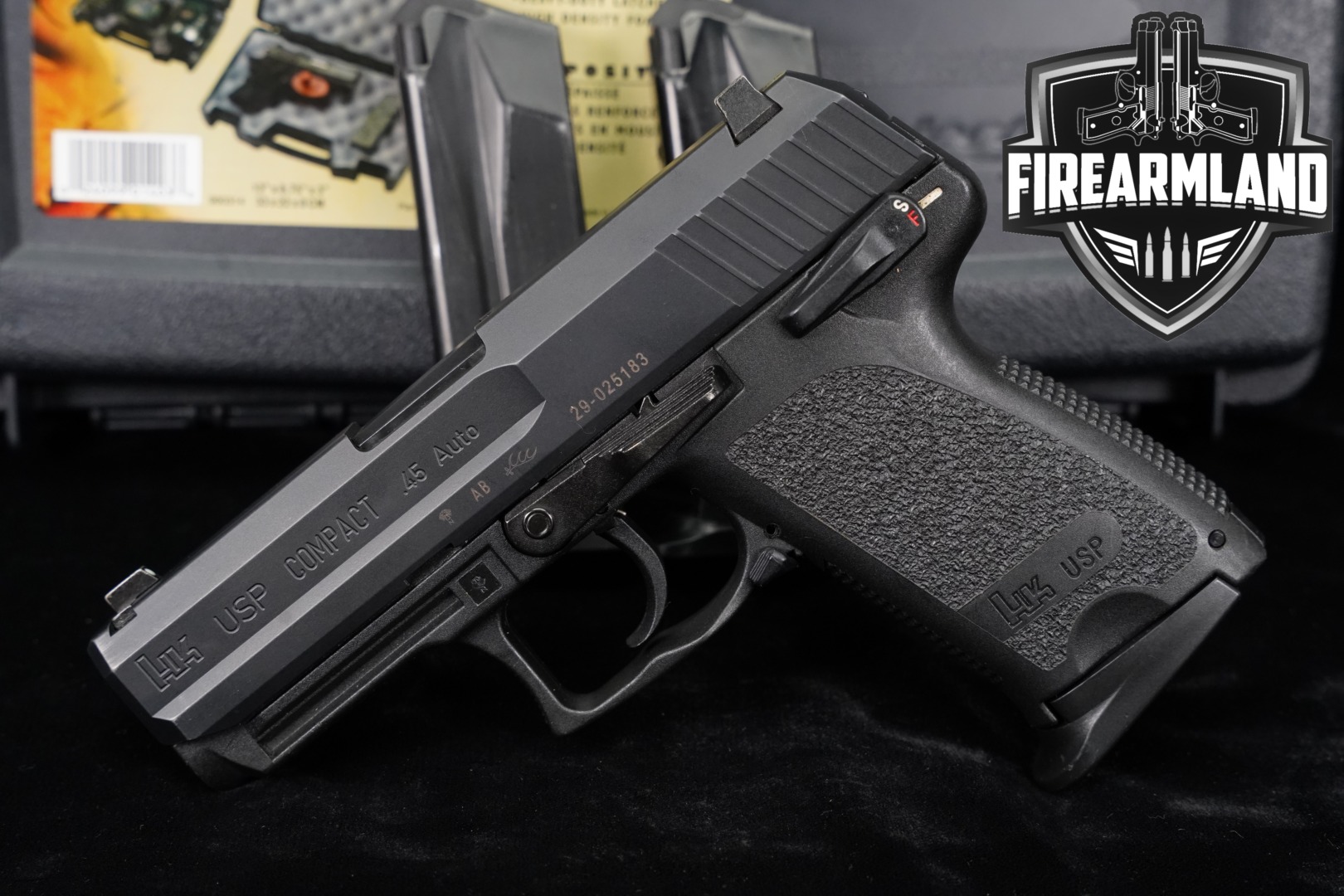 Heckler & Koch (H&K, HK) USP Compact V1 (Variant 1) DA/SA .45 ACP Black in Very Good Condition Thumbnail