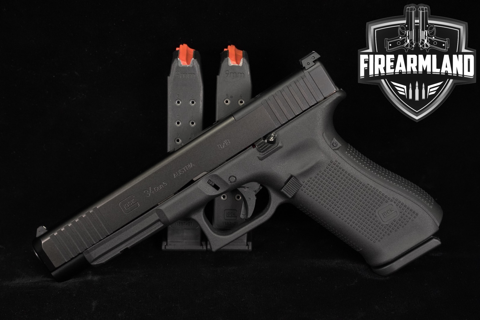 Glock G34 Gen5 MOS 9mm Luger Black in Excellent Condition Thumbnail