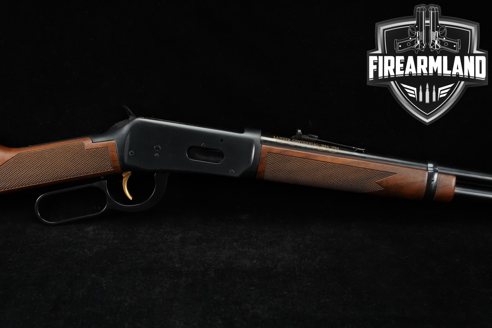 1984 Winchester Repeating Arms Model 94 XTR Lander, Wyoming Centennial 1884–1984 Commemorative .30-30 Blued & Walnut in Excellent Condition Thumbnail
