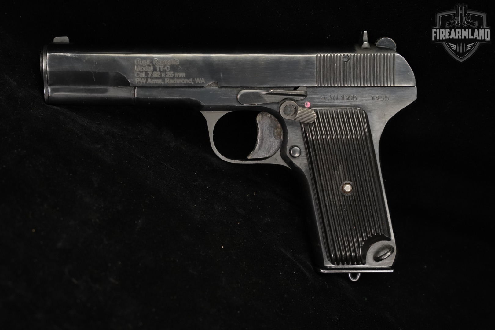 1950's Cugir TT-C 7.62X25mm Tokarev 4.6 Blued TTC TT33 +HOLSTER-img-3