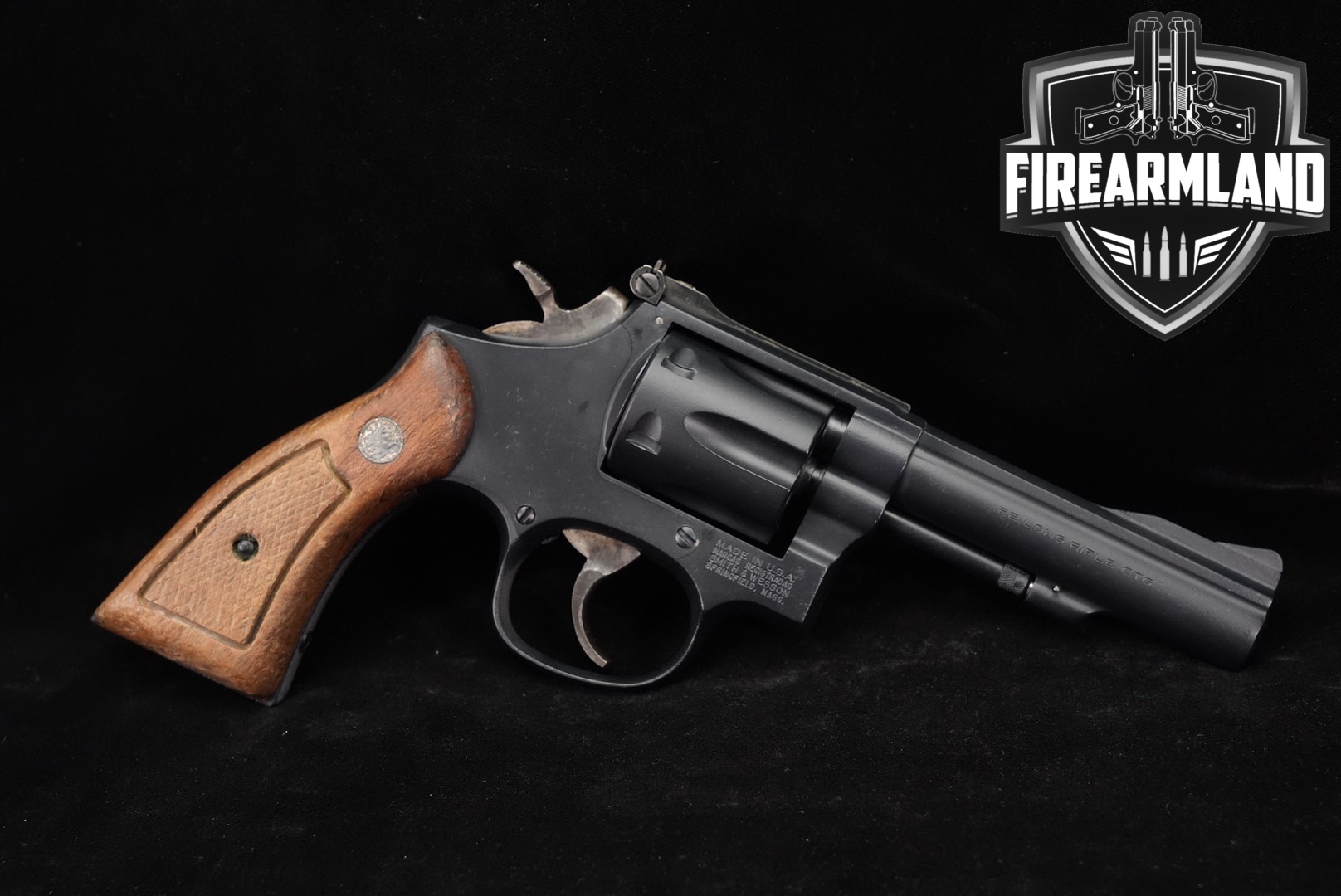 Smith & Wesson Model 17-6 S&W 22LR 4" Blued K-22-img-0