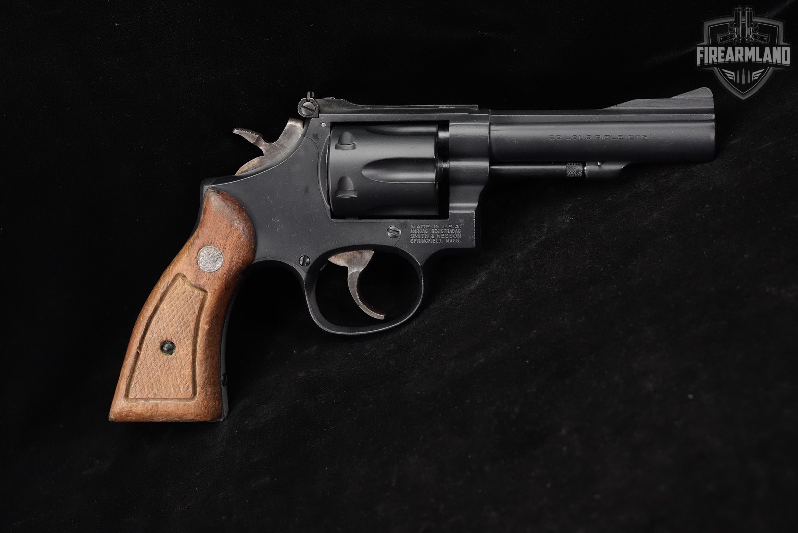 Smith & Wesson Model 17-6 S&W 22LR 4" Blued K-22-img-3
