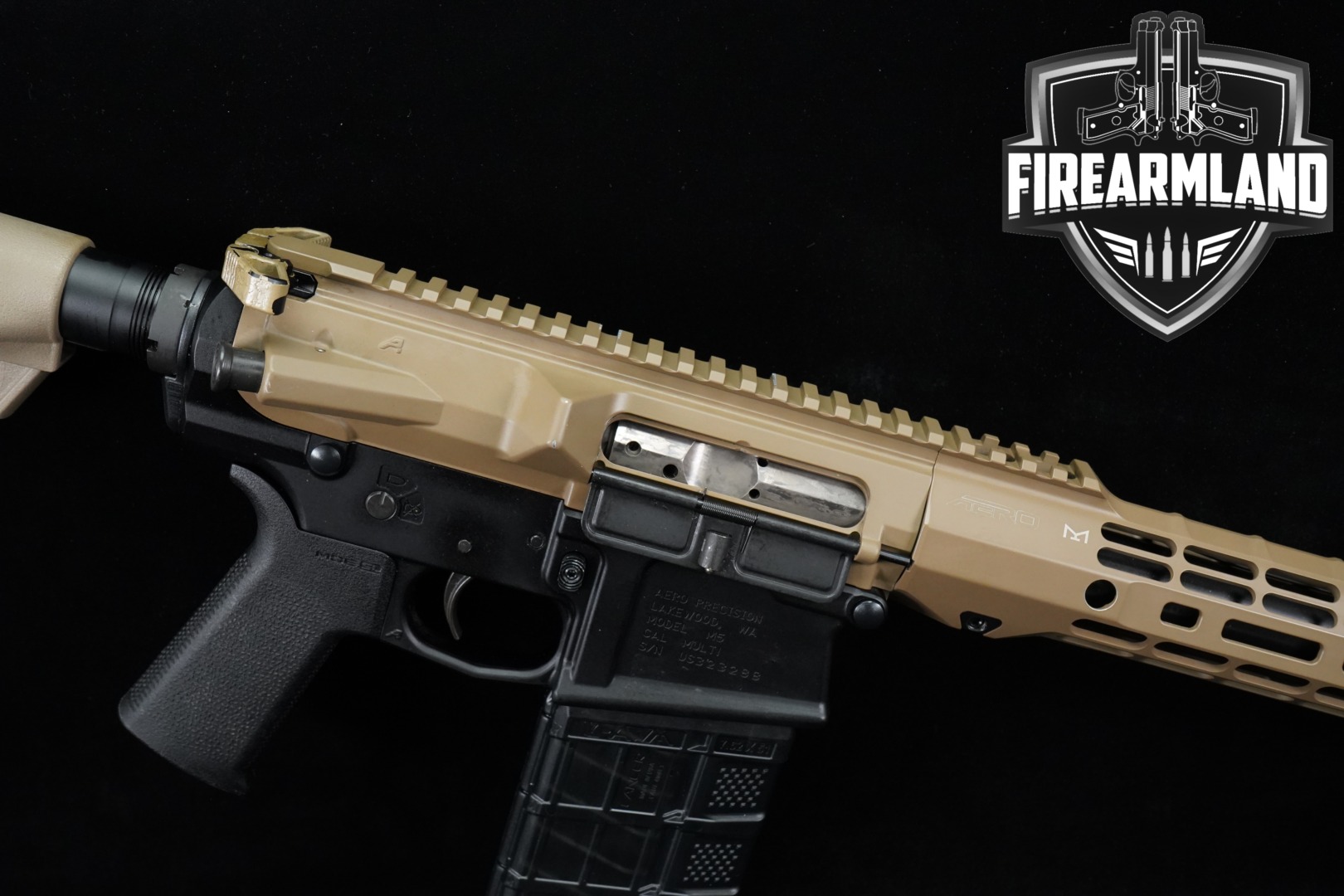 Aero Precision Model M5 .308 Win. Two-Tone FDE & Black in Good Condition Thumbnail