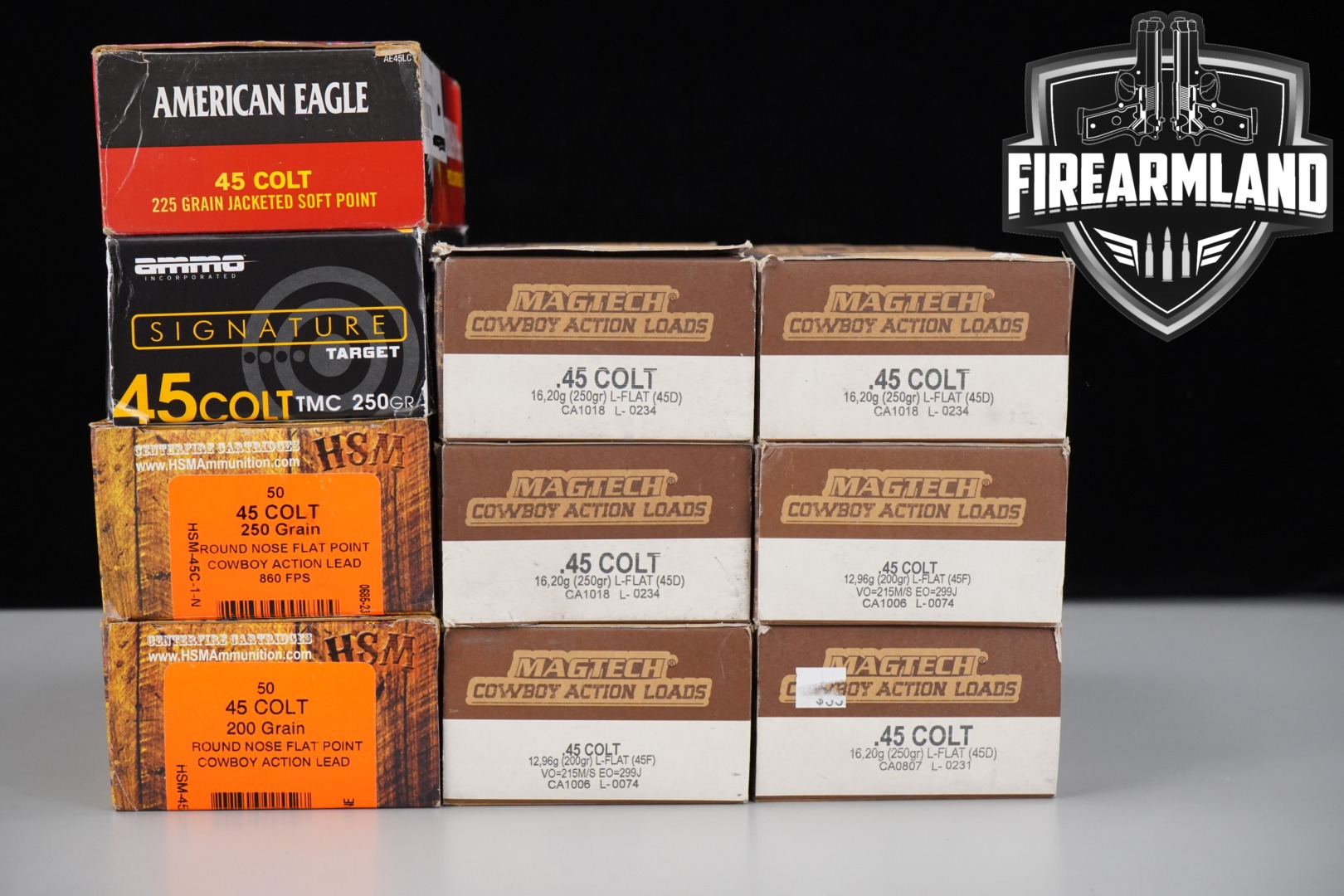 Multiple Manufacturers 45 Colt Ammo .45 Colt in New - Old Stock Condition Thumbnail