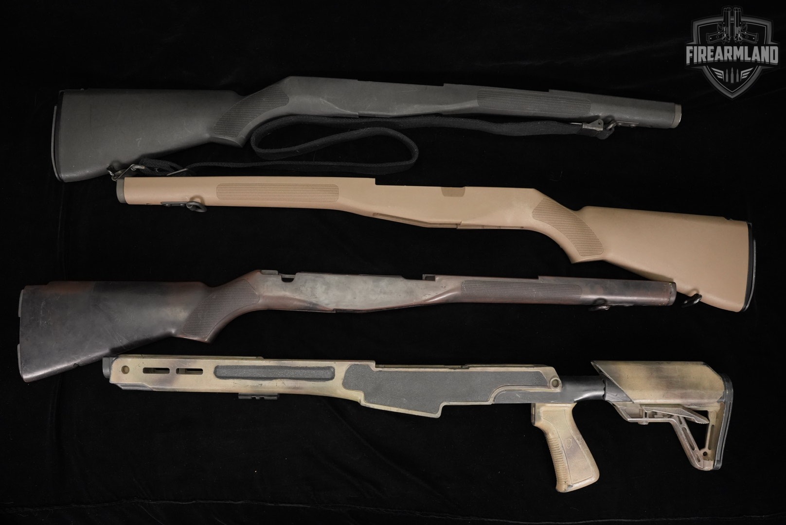 FOUR (4) Springfield M1A Rifle Stocks M14 M-14 M1-A Stock-img-2
