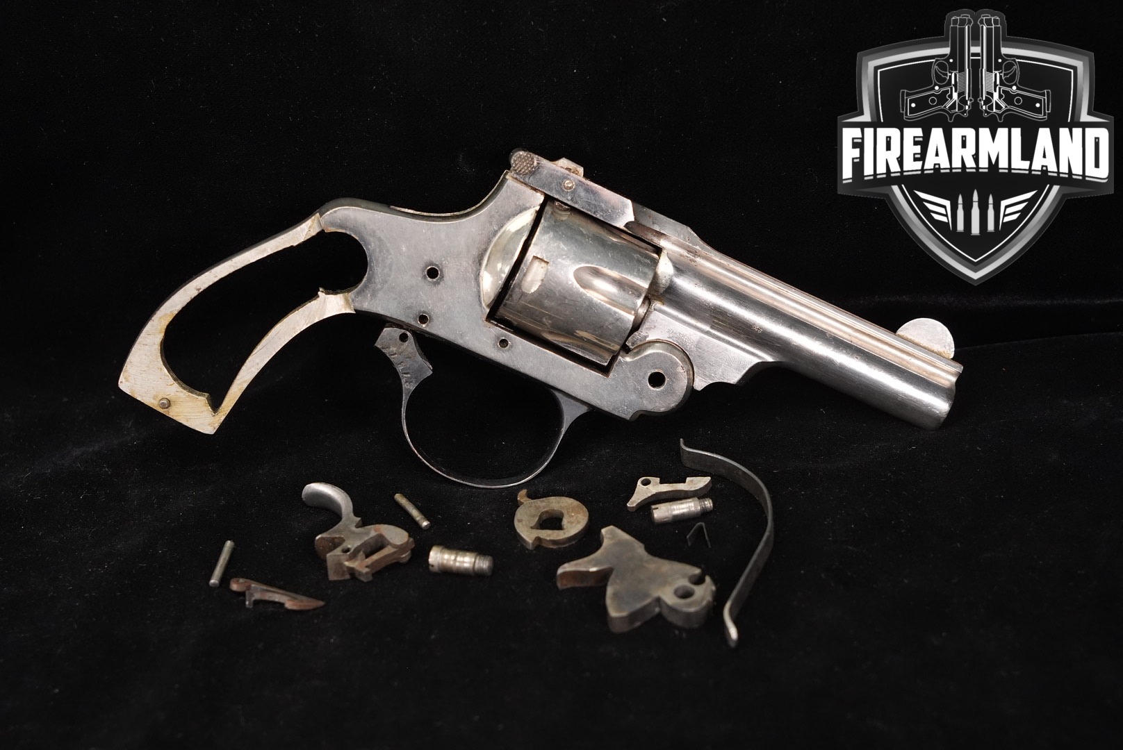 Smith & Wesson 38 Double Action Second Model 38S&W 3.2" Nickel DA/SA-img-0