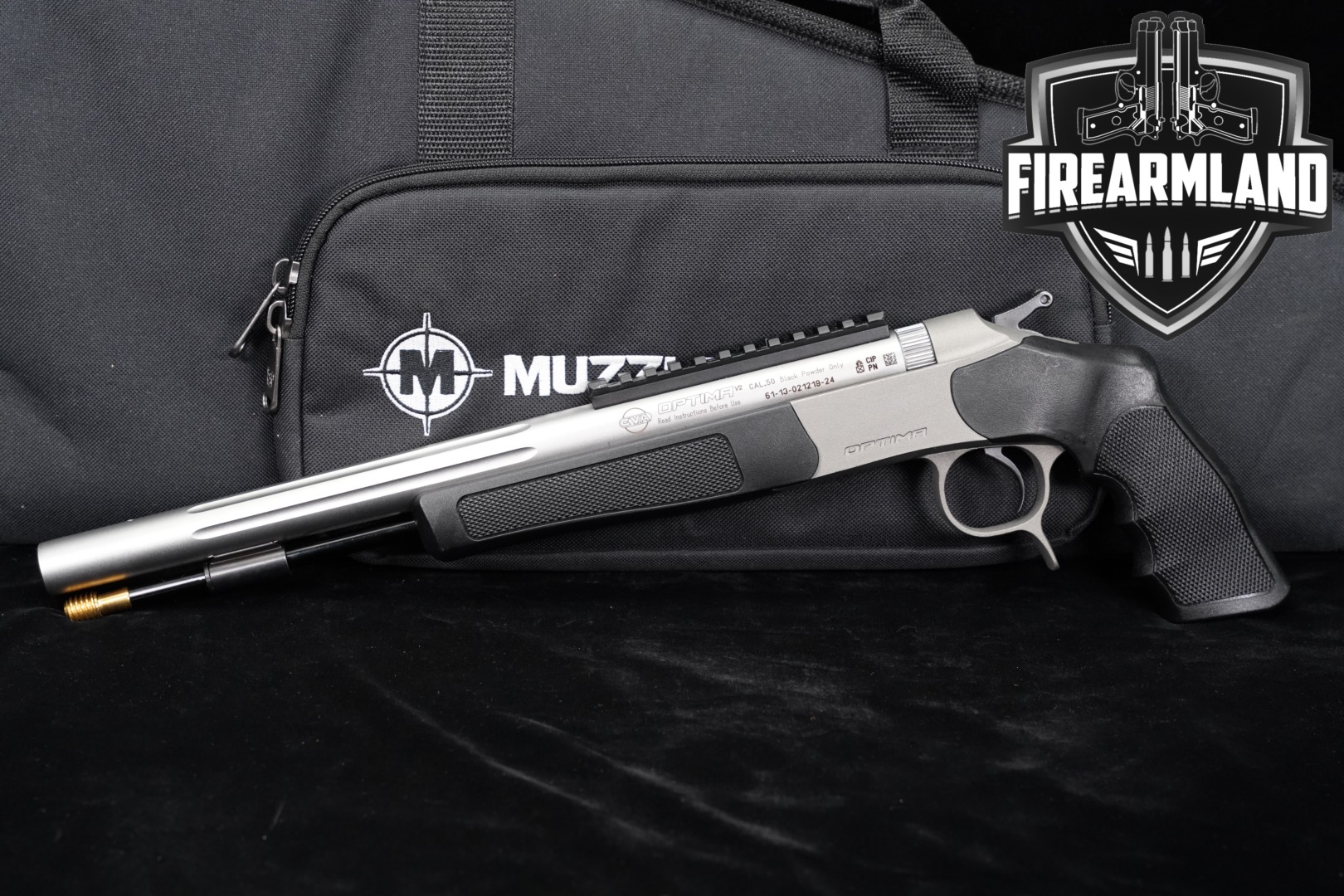 CVA Optima V2 Pistol .50 caliber Stainless & Synthetic in Excellent Condition Thumbnail