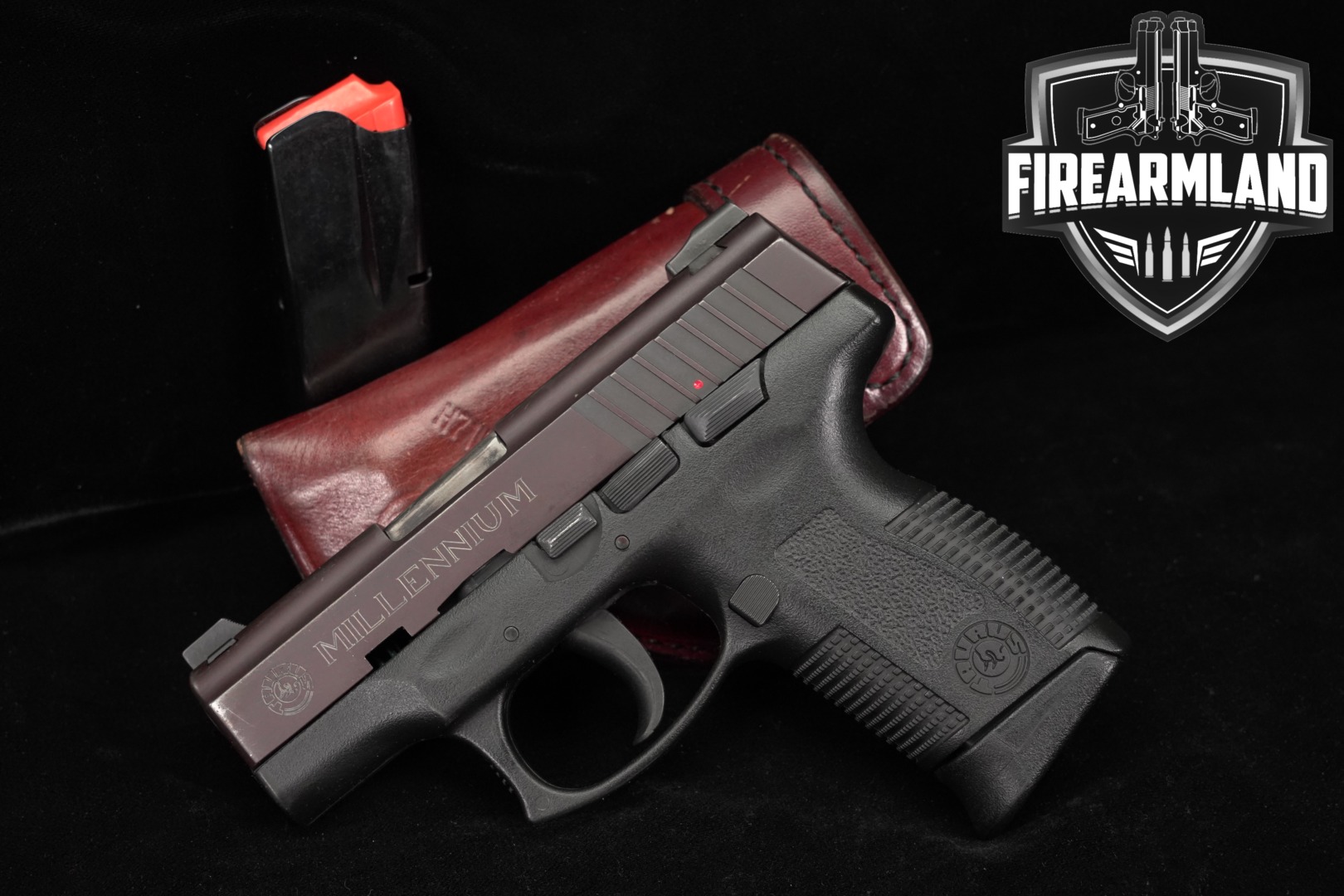 2007 Taurus PT 140 Millennium Pro .40 S&W Two-Tone Blued & Black in Good Condition Thumbnail