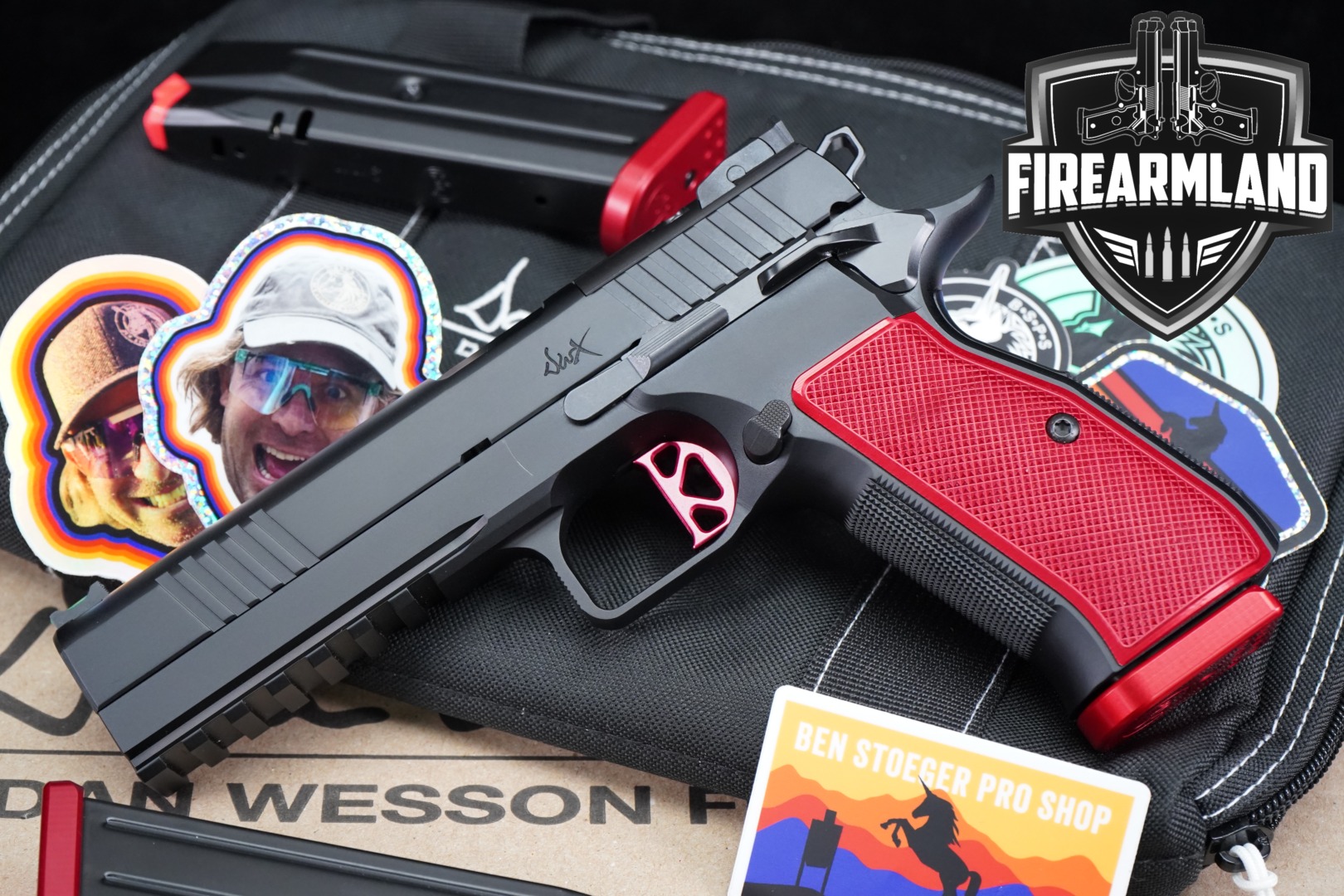 Dan Wesson DWX Optics-Ready Full-Size 9mm Luger Black DLC in Very Good Condition Thumbnail