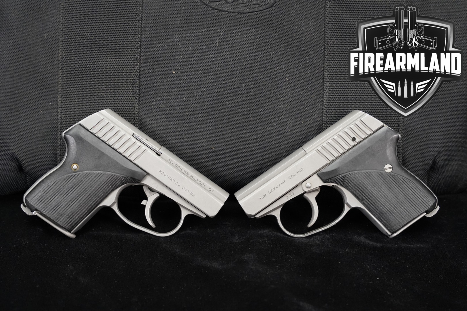 L.W. Seecamp (LW Seecamp) LWS-32 Restricted Edition; Matched-Serial Set .32 ACP Stainless in Good Condition Thumbnail