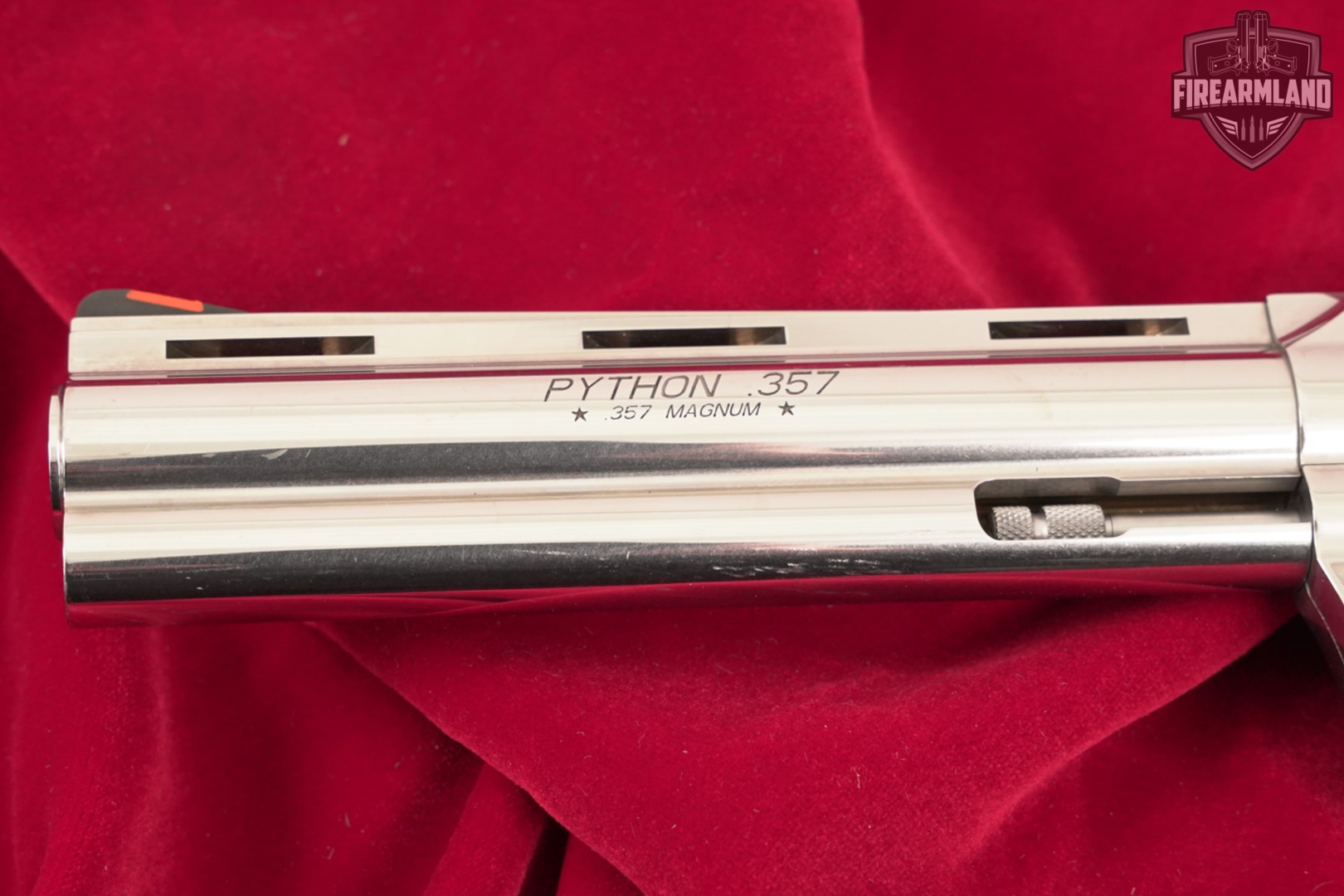 DESIRED Colt Python 357 Magnum 6" Polished Stainless Snake-Gun +ORIG CASE-img-10