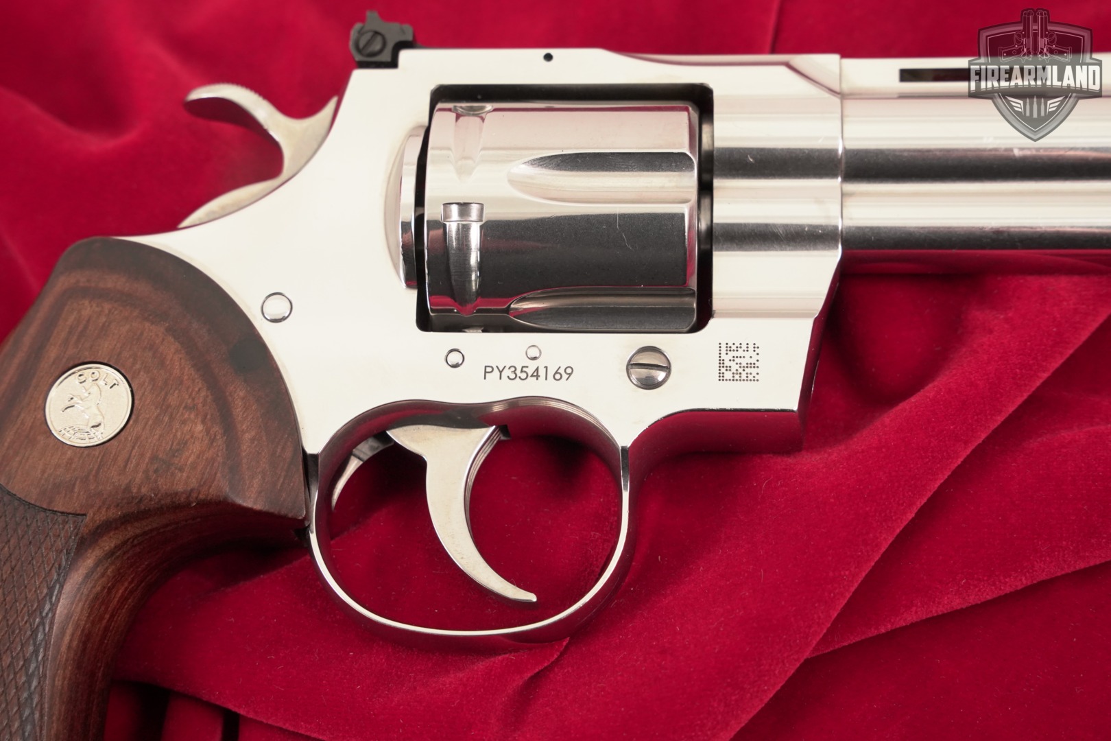 DESIRED Colt Python 357 Magnum 6" Polished Stainless Snake-Gun +ORIG CASE-img-11