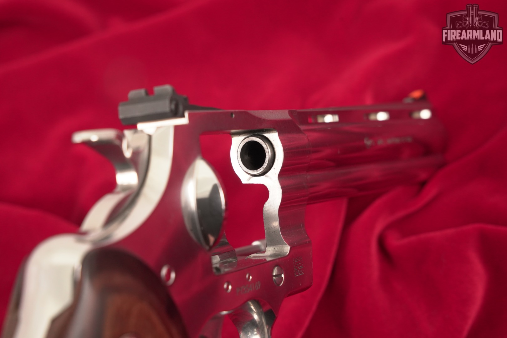 DESIRED Colt Python 357 Magnum 6" Polished Stainless Snake-Gun +ORIG CASE-img-12