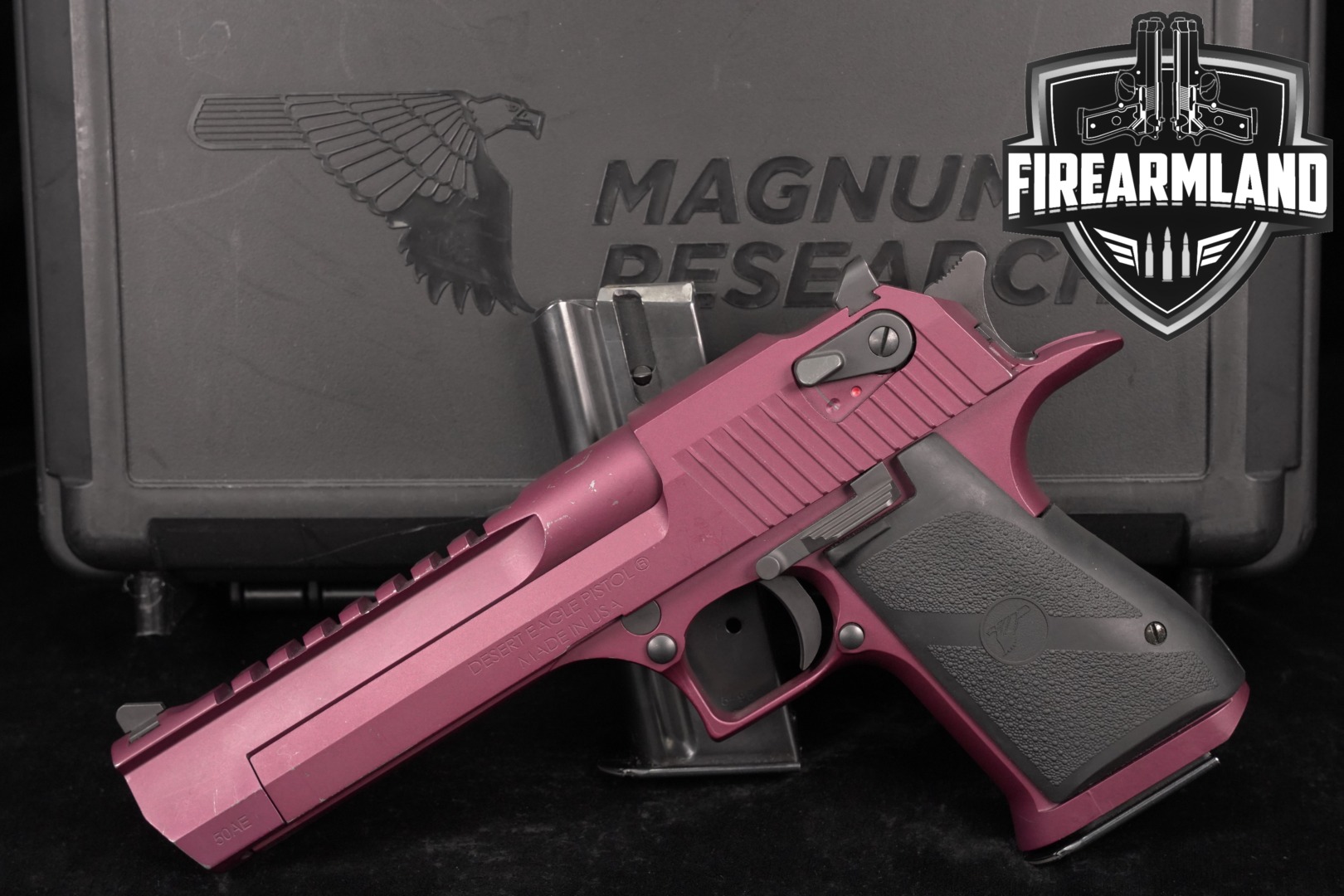 DEAGLE Magnum Research Desert Eagle Mark XIX 50AE MK 19 +2 MAGS & ORIG CASE-img-0