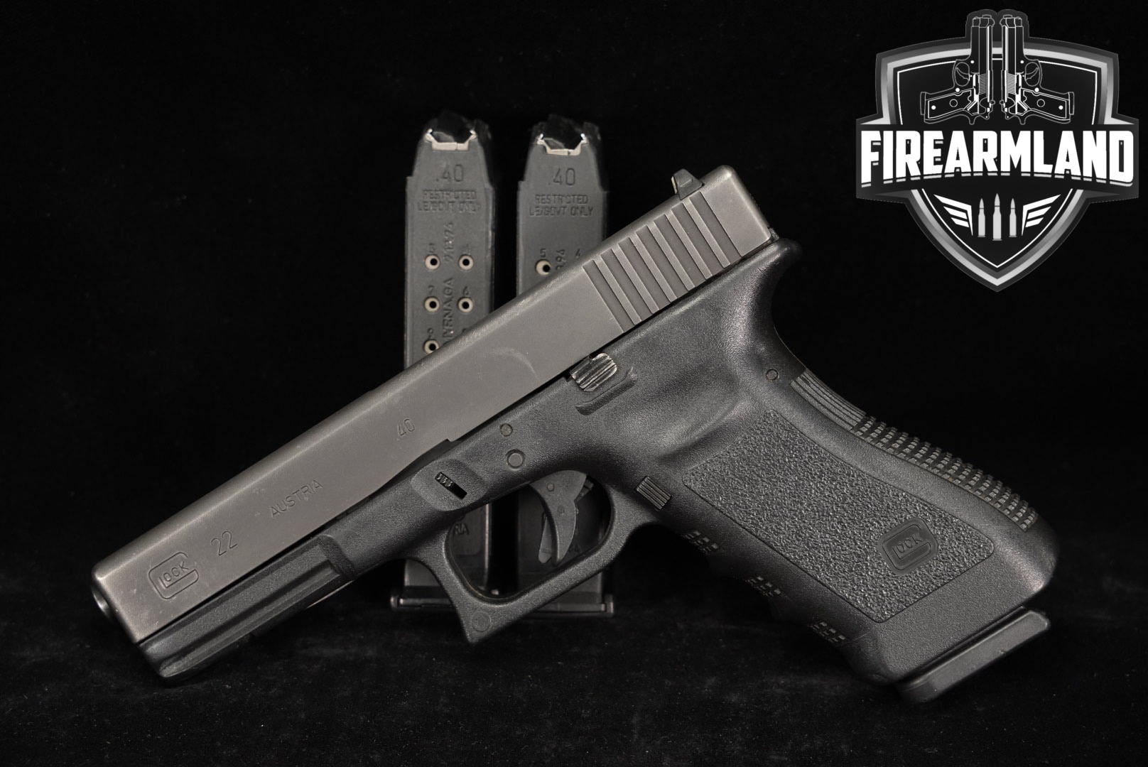 Glock 22 Gen3 G22 Gen 3 40 S&W 4.49" +THREE MAGS-img-0