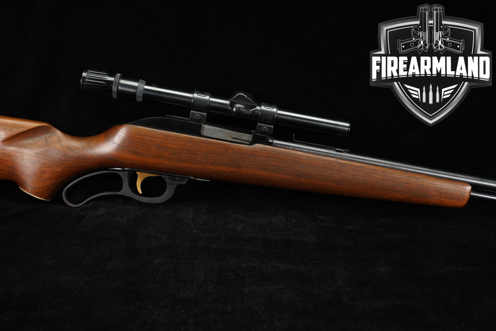 Marlin Firearms Co. Model 57 Levermatic .22 S/L/LR Blued & Walnut in Very Good Condition Thumbnail