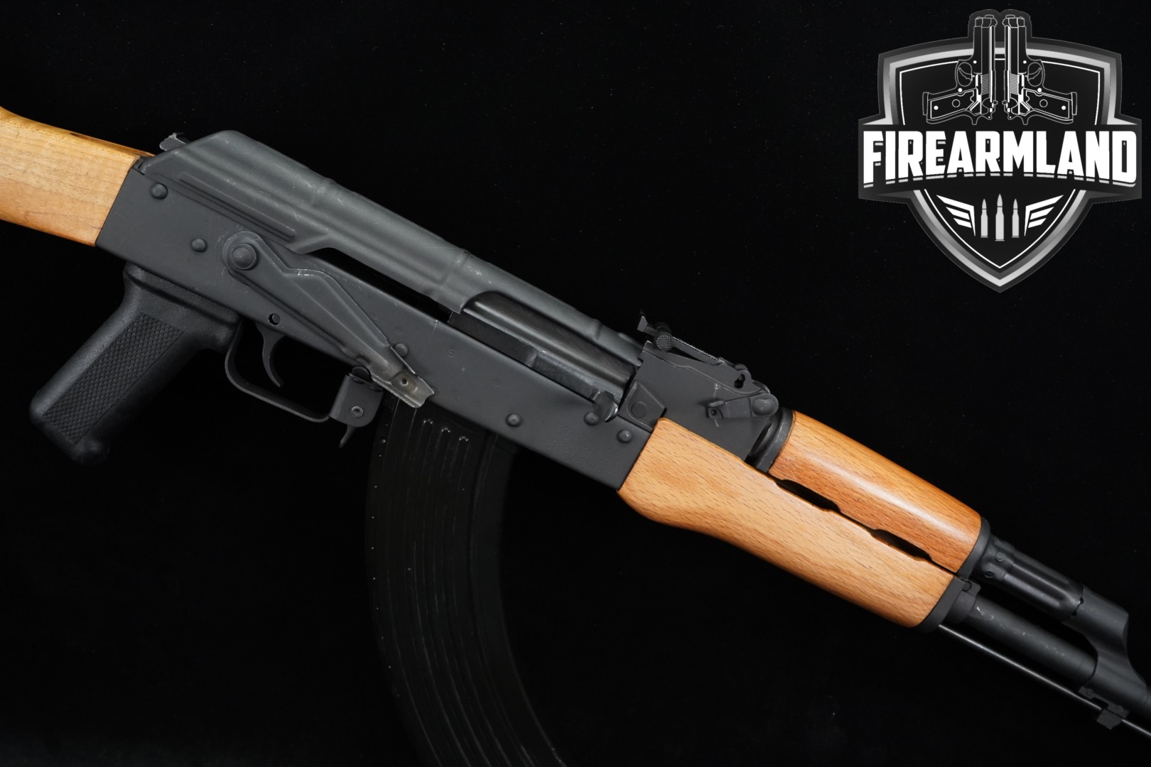 Romarm/Cugir WASR-10 7.62x39 Black & Blonde in Good Condition Thumbnail