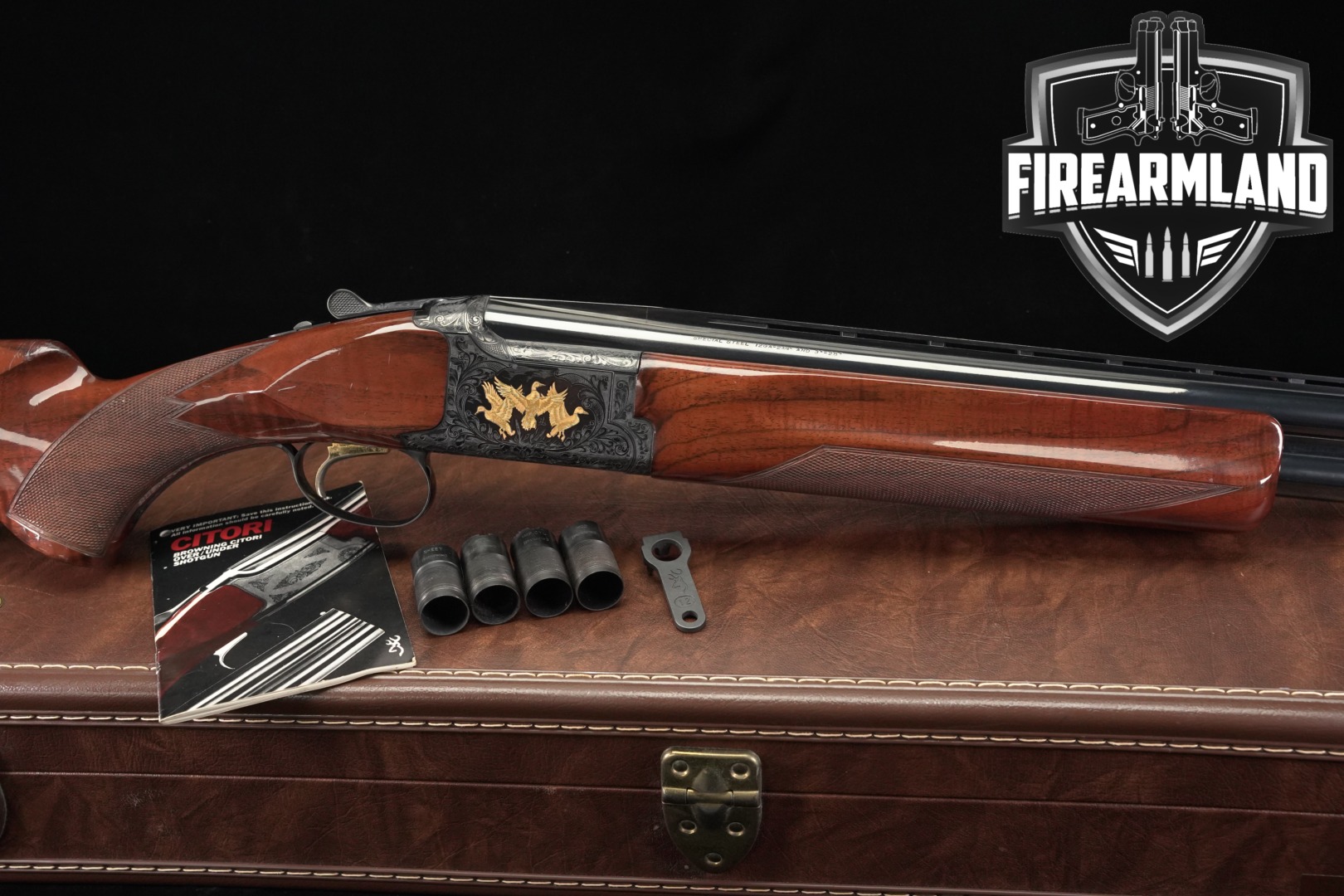 Browning Citori Grade VI Field 12 Gauge Blued & Walnut in Good Condition Thumbnail