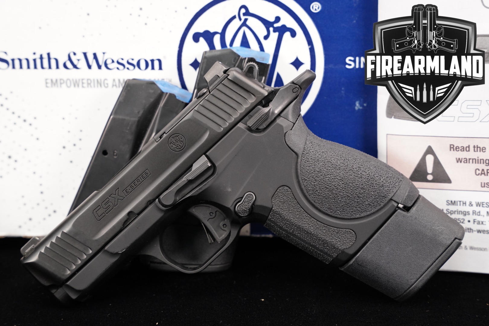 Smith & Wesson (S&W) CSX E-Series 9mm Luger Black in Very Good Condition Thumbnail