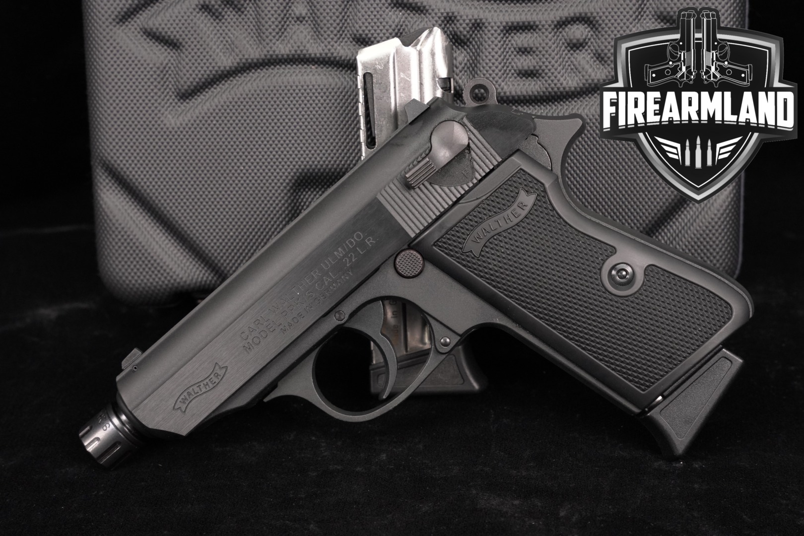 Walther PPK/S 22LR 3.3" PPKS PPK S THREADED +2 MAGS & ORIG CASE-img-0