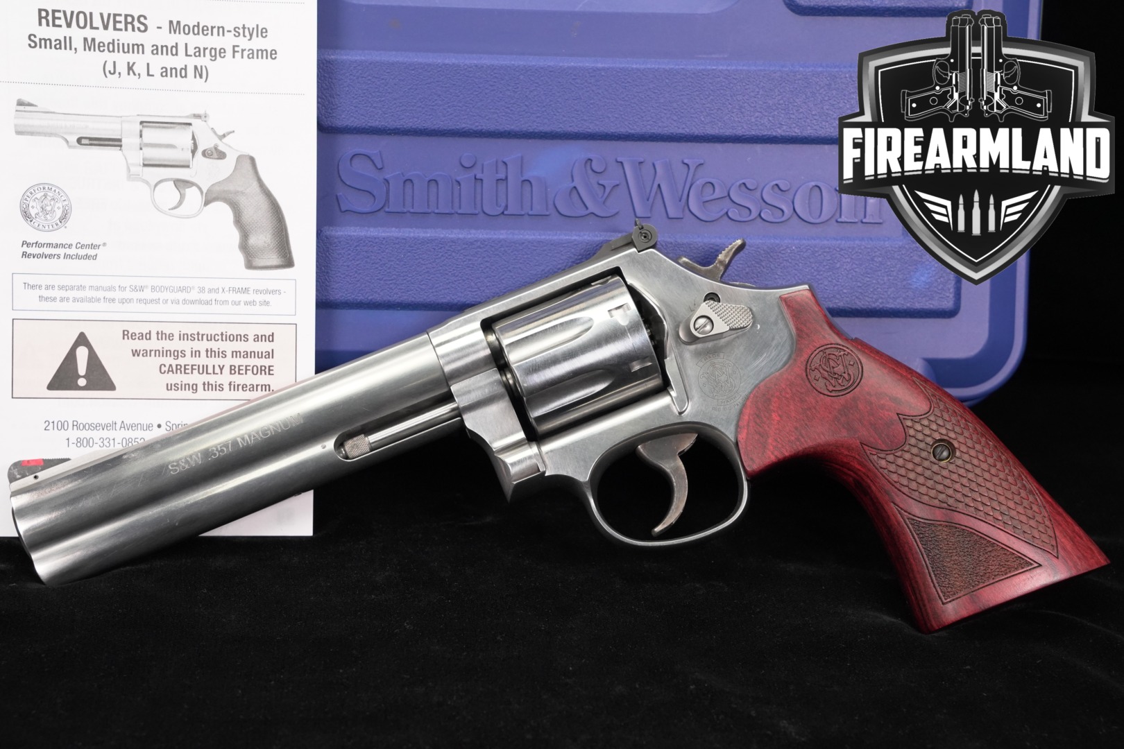 Smith & Wesson (S&W) Model 686 Plus Deluxe, 686-6 .357 Mag. Satin Stainless in Excellent Condition Thumbnail