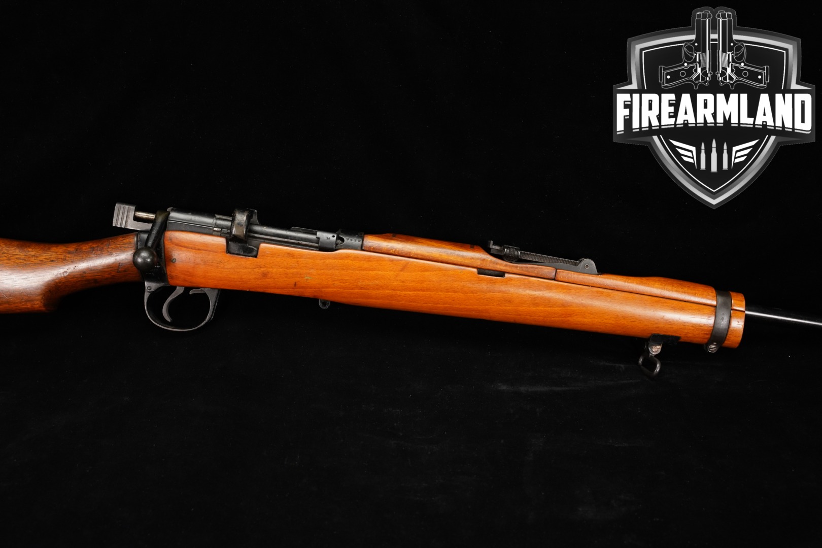 1917 Birmingham Small Arms Co. (BSA) Short Magazine Lee-Enfield (SMLE) Mk III*; FTR 1953 .303 British Blued & Hardwood in Fair Condition Thumbnail