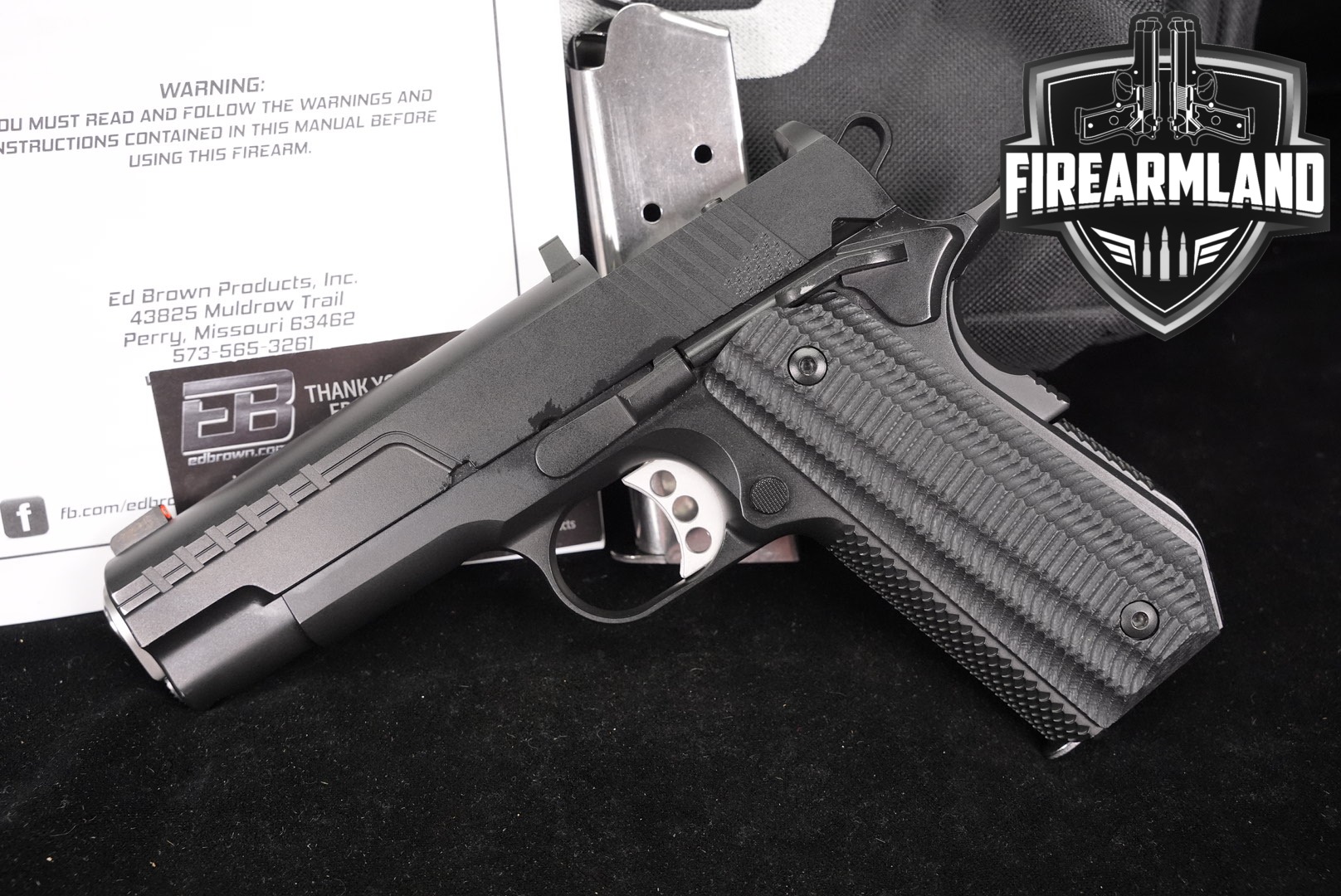 Ed Brown FX2 Gen4 45 ACP OR 1911 4.25" FX-2 +TWO MAGS & ORIG CASE-img-0