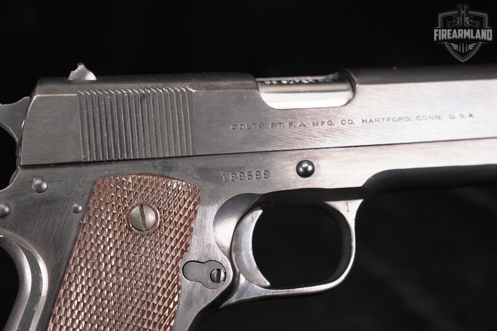 1917 Colt Government Model 38 Super 1911 6" Blued-img-13