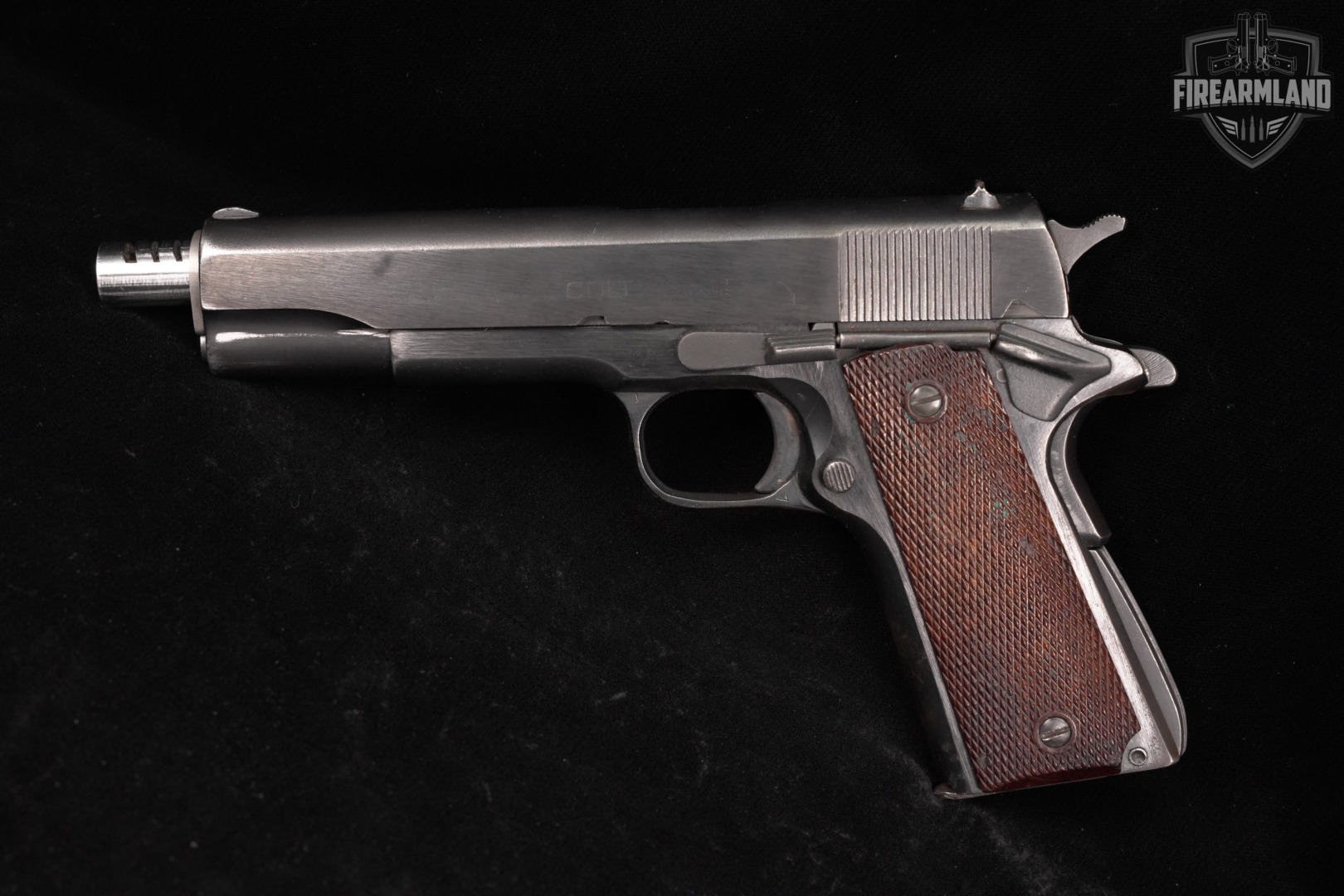 1917 Colt Government Model 38 Super 1911 6" Blued-img-2