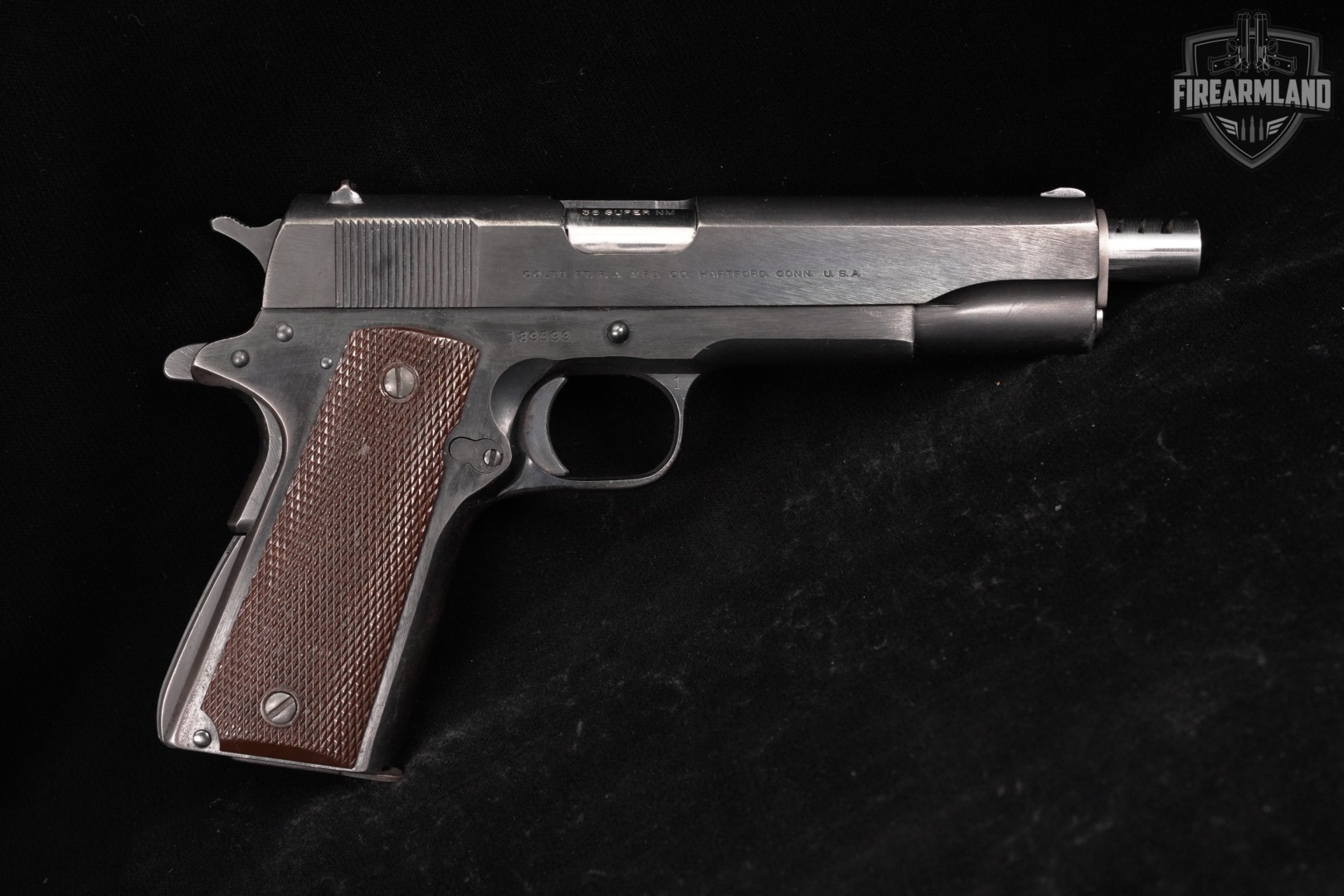 1917 Colt Government Model 38 Super 1911 6" Blued-img-4