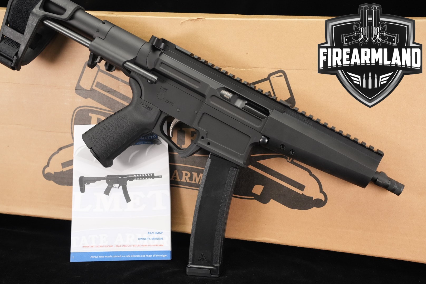 Palmetto State Armory (PSA) AR-V 9mm Luger Black in Very Good Condition Thumbnail