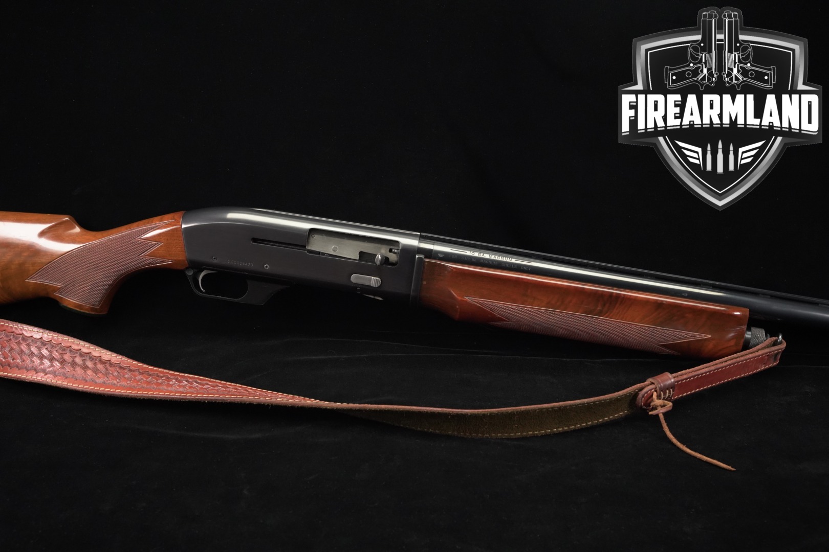 Ithaca Mag-10 10 Gauge Blued & Walnut in Very Good Condition Thumbnail