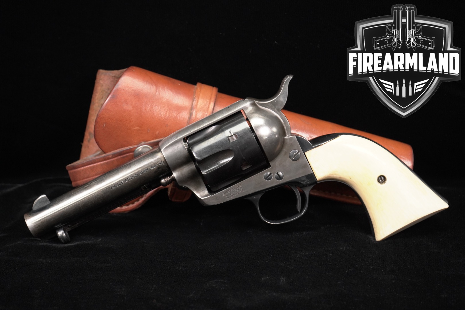 1890 Colt Single Action Army First Generation, Blackpowder Frame .44-40 Win. Blued in Fair Condition Thumbnail