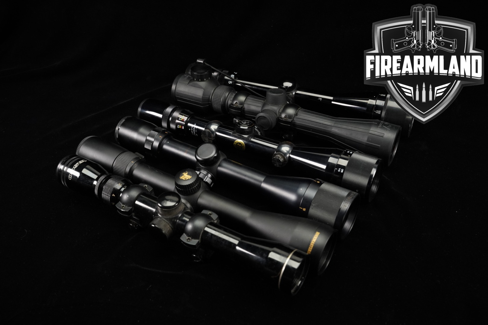 SIX SCOPE LOT 6 Pack Bushnell Tasco NcSTAR Nikon Rilfescope Scopes-img-0