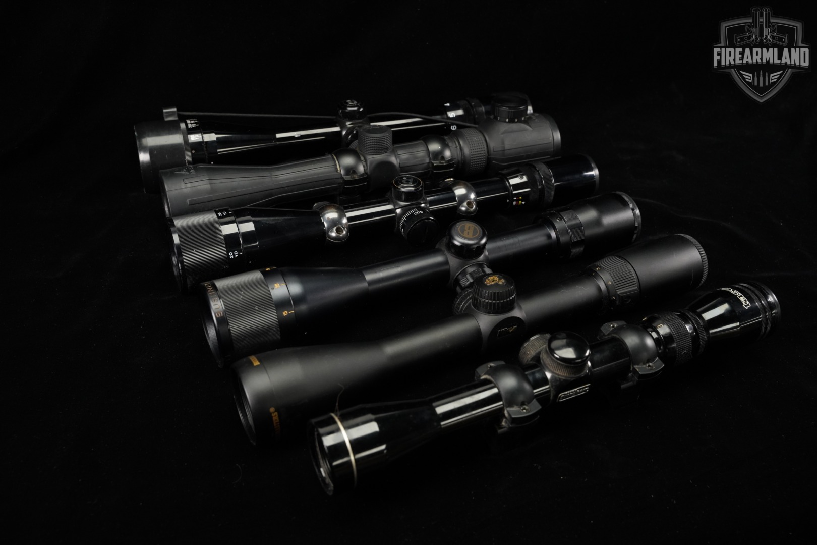 SIX SCOPE LOT 6 Pack Bushnell Tasco NcSTAR Nikon Rilfescope Scopes-img-2