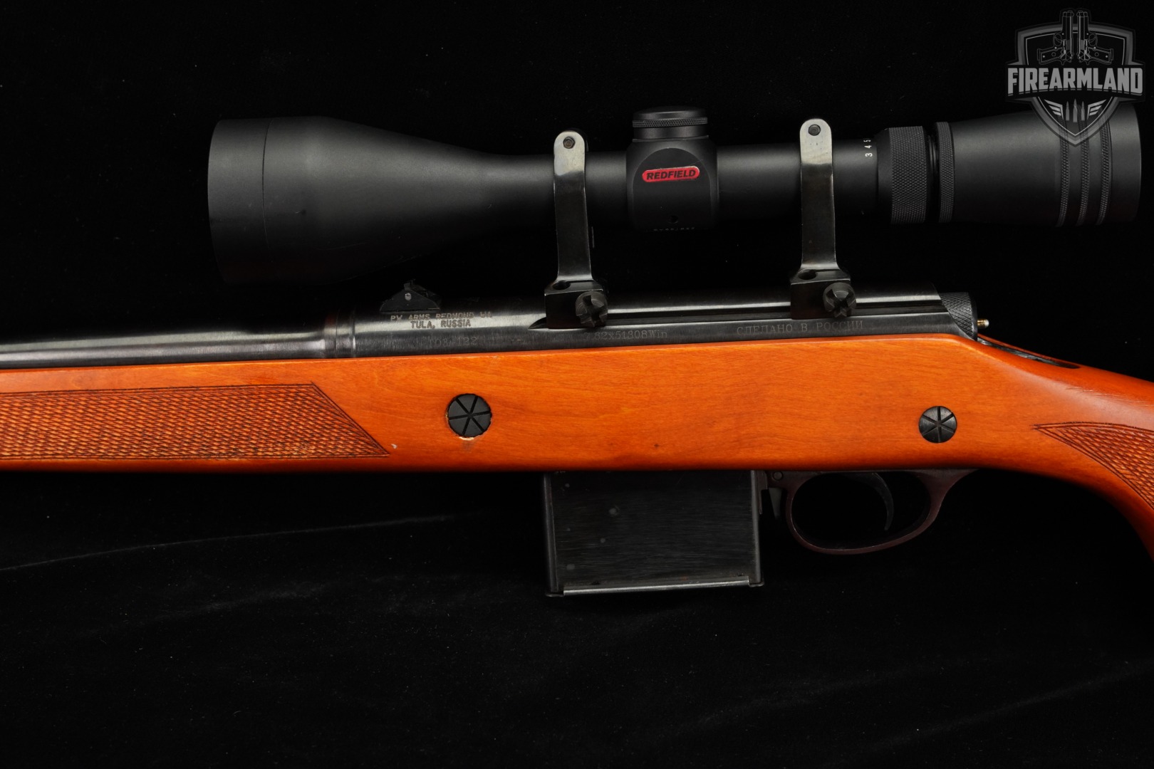 Tula TOZ-122 308 Winchester 23" PW Arms Import TO3 +REDFIELD SCOPE-img-8