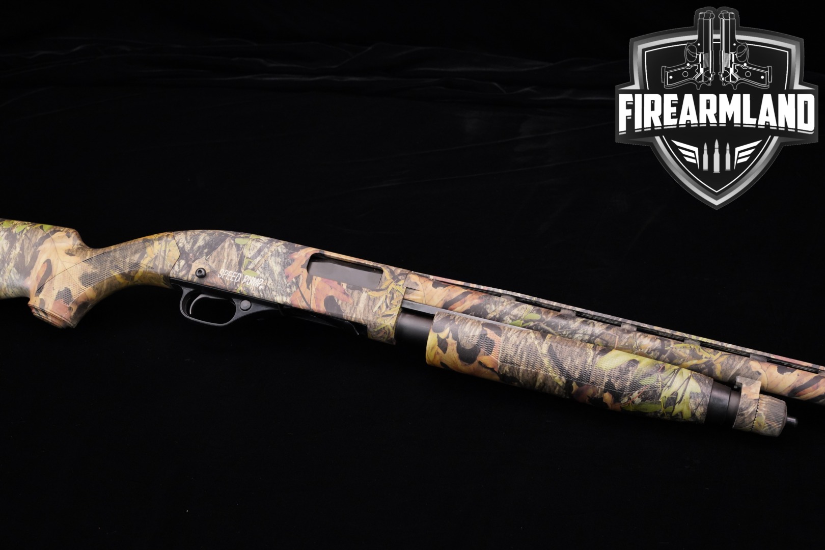 Winchester Repeating Arms Model 1300 Speed Pump 12 Gauge Camouflage in Fair Condition Thumbnail