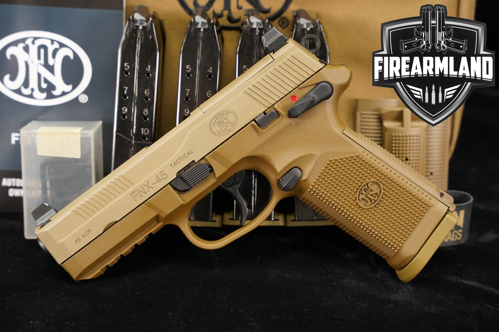 FN America FNX-45 Tactical .45 ACP FDE in Very Good Condition Thumbnail