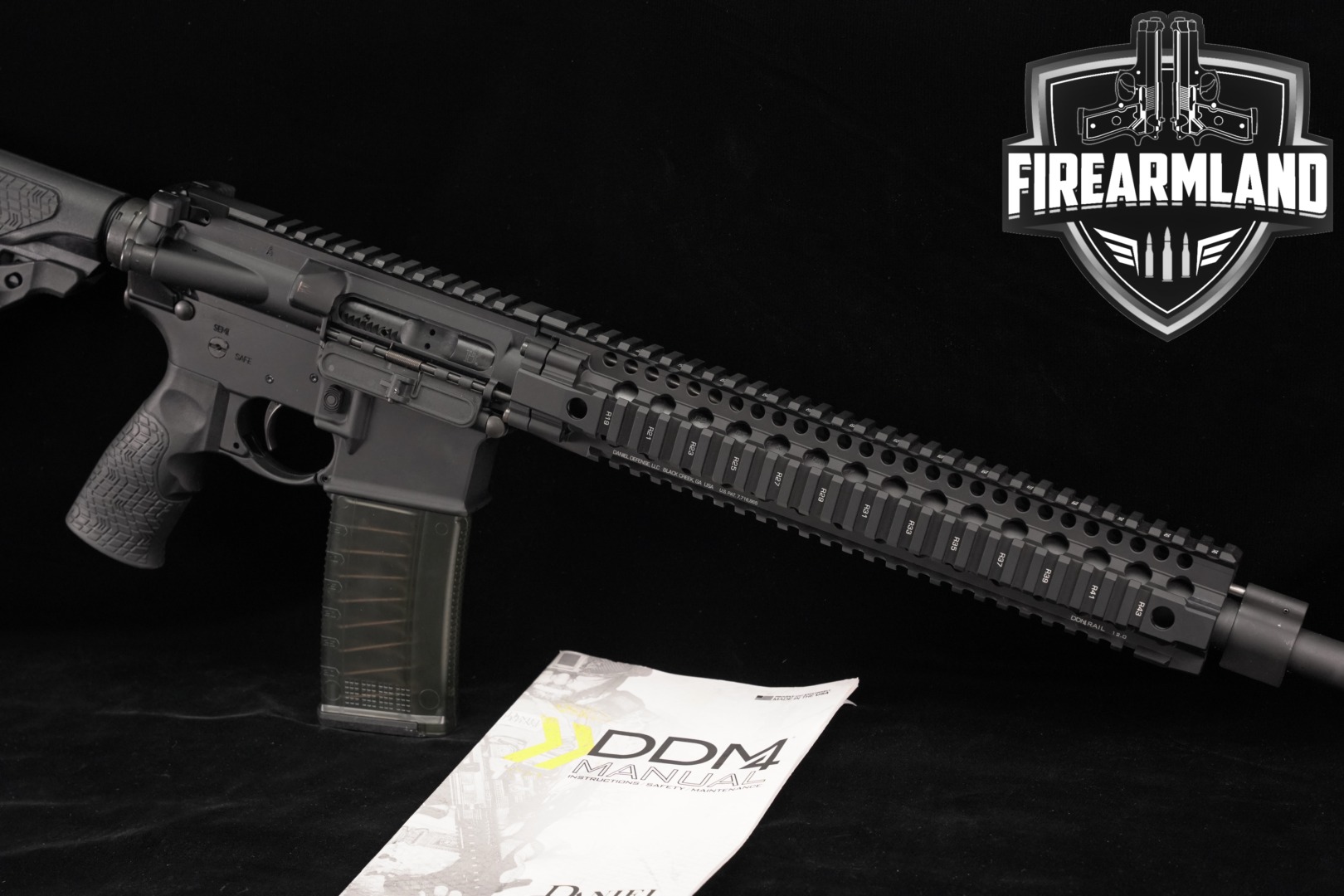 Daniel Defense DDM4 MK12 5.56mm NATO Black in Very Good Condition Thumbnail