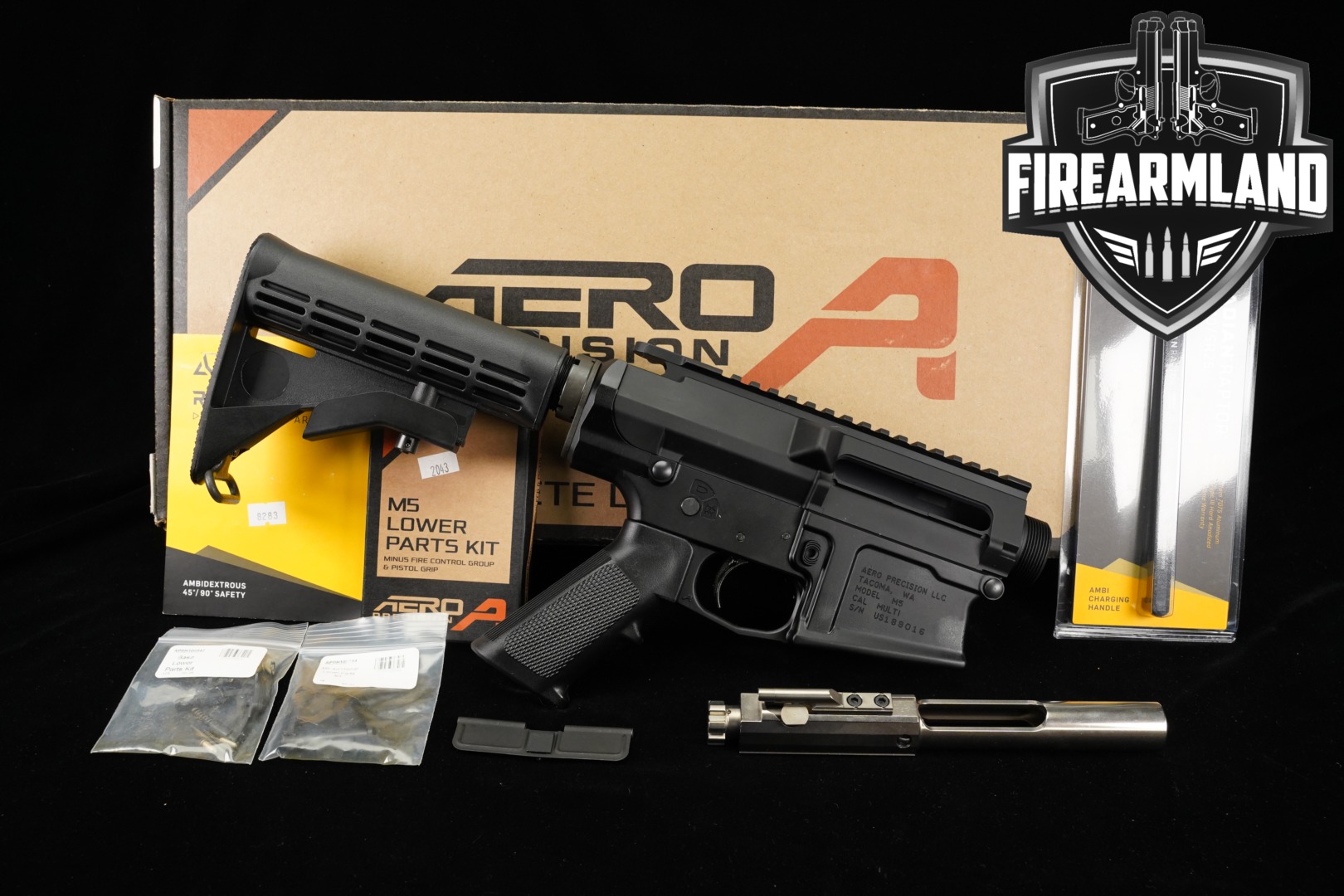 Aero Precision M5 Build Kit AR-10 Multi-Caliber Rifle Lowers M-5 AR10 +BOX-img-0