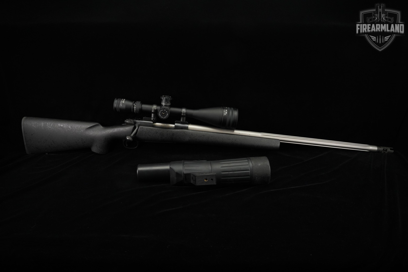 Winchester Model 70 Heavy Varmint 22-250 Rem 26" M70 +BUSHNELL SCOPE-img-2