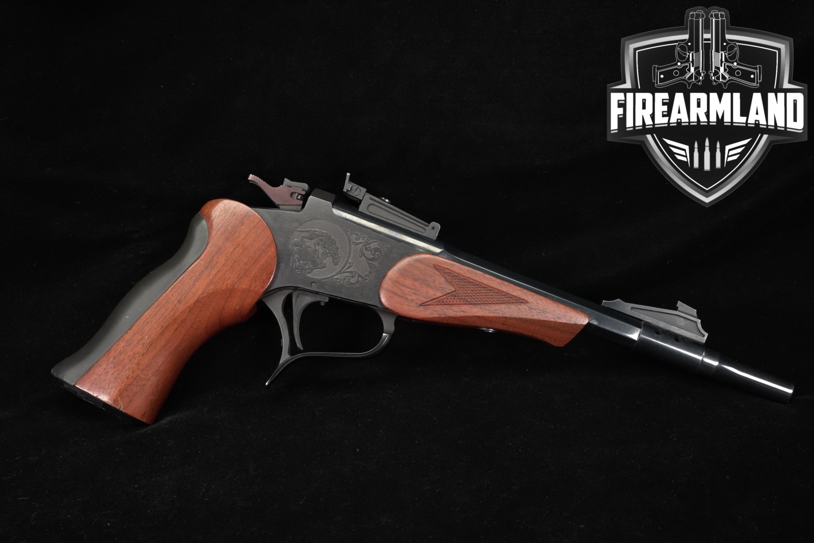 1988 Thompson Center (TC, T/C, TCA) Contender G1 .44 Mag. Blued & Walnut in Very Good Condition Thumbnail