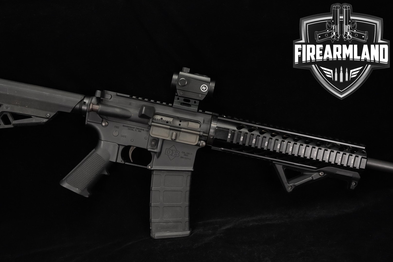 Diamondback DB15 5.56 NATO AR-15 AR15 DB 16" THREADED +CT OPTICS-img-0