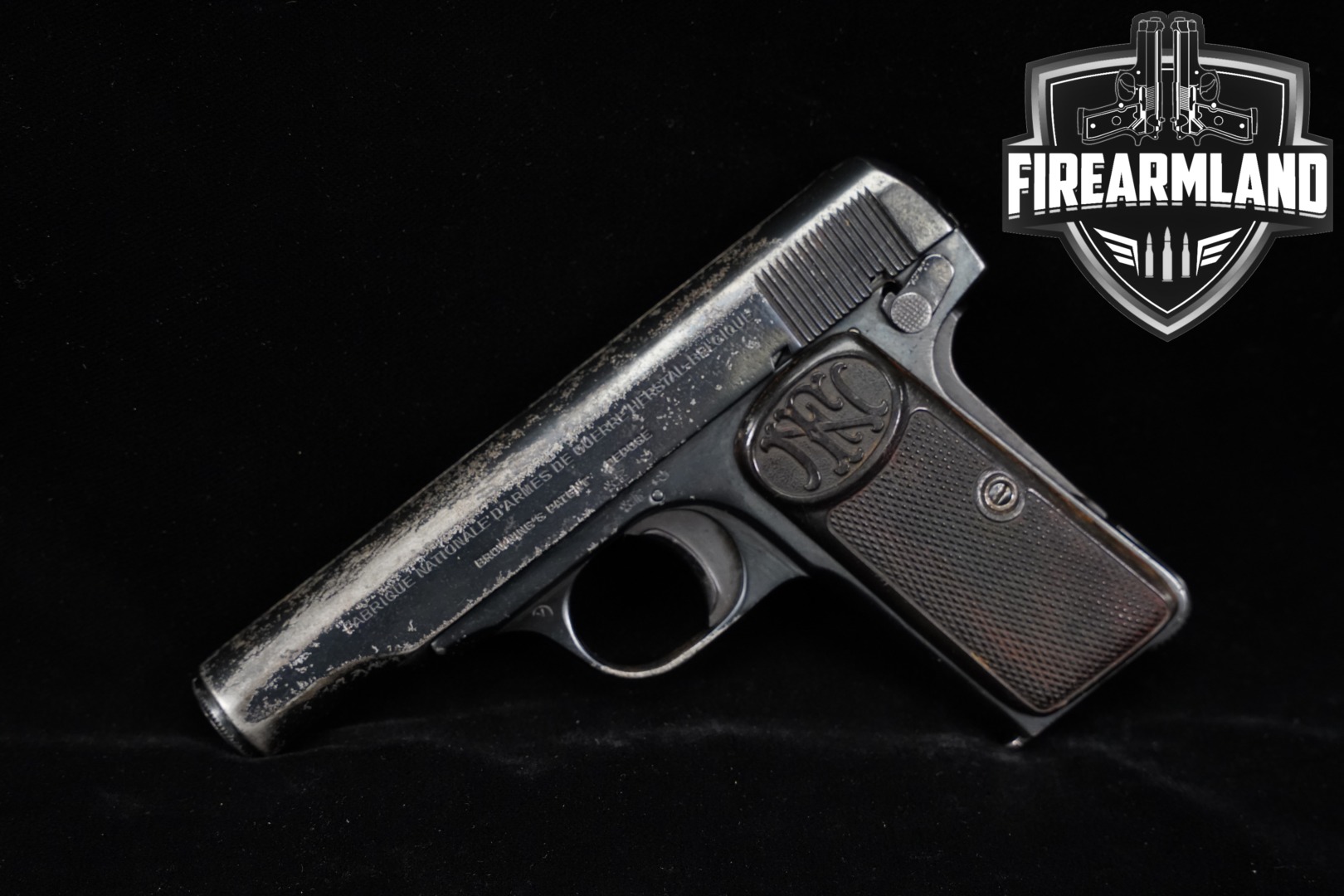 1939-1940 FN Herstal (FNH) Model 1910 .32 ACP Blued in Fair Condition Thumbnail
