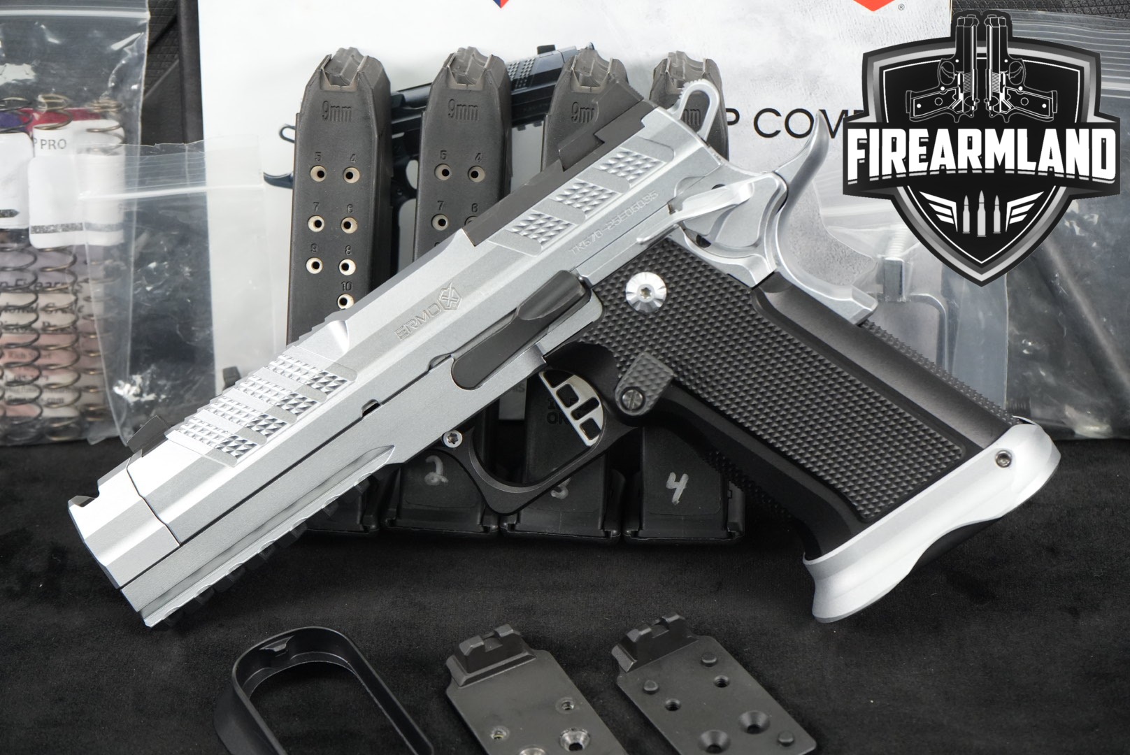 Fusion Firearms XP-PRO Comp 9mm Luger Two-Tone Silver & Black in Excellent Condition Thumbnail