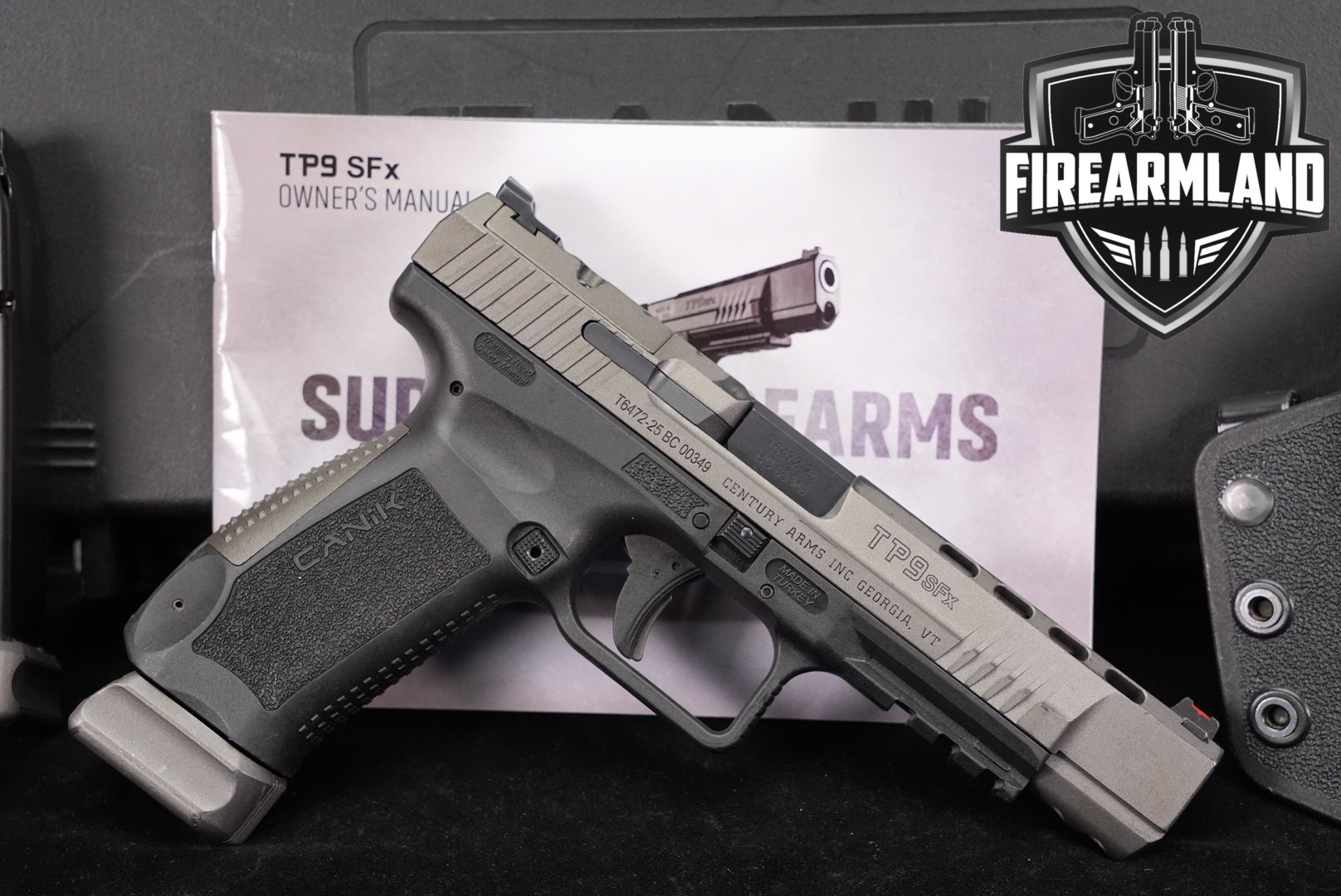 Canik TP9 SFx 9mm Optics-Ready 5.2" +2 MAGS, ORIG CASE & HOLSTER-img-0