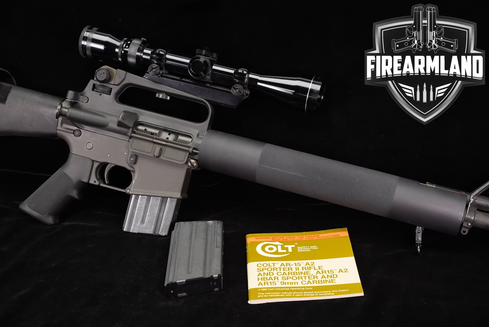 PRE-BAN 1988-1989 Colt AR-15 A2 Sporter II 223 Rem AR15 20" +2 MAGS-img-0