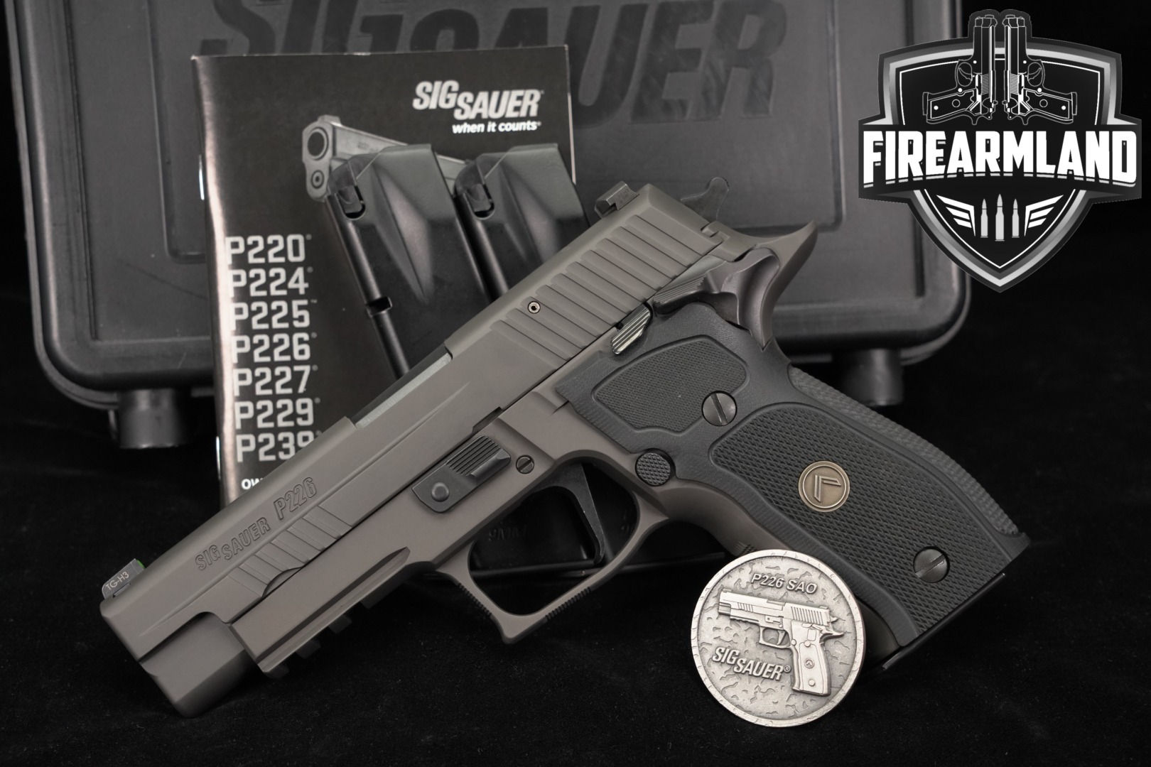 Sig Sauer P226 Legion SAO 9mm Luger Legion Gray in Excellent Condition Thumbnail